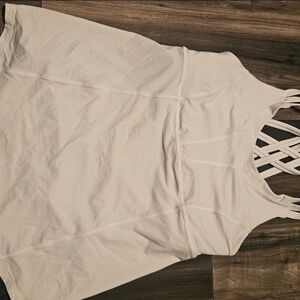Women's Lululemon White Strappy Top
